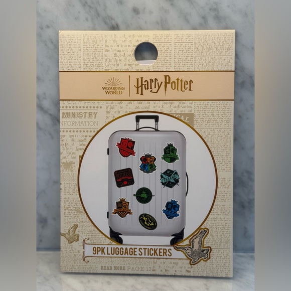 Primark Other - Harry Potter 9PK Luggage Stickers
